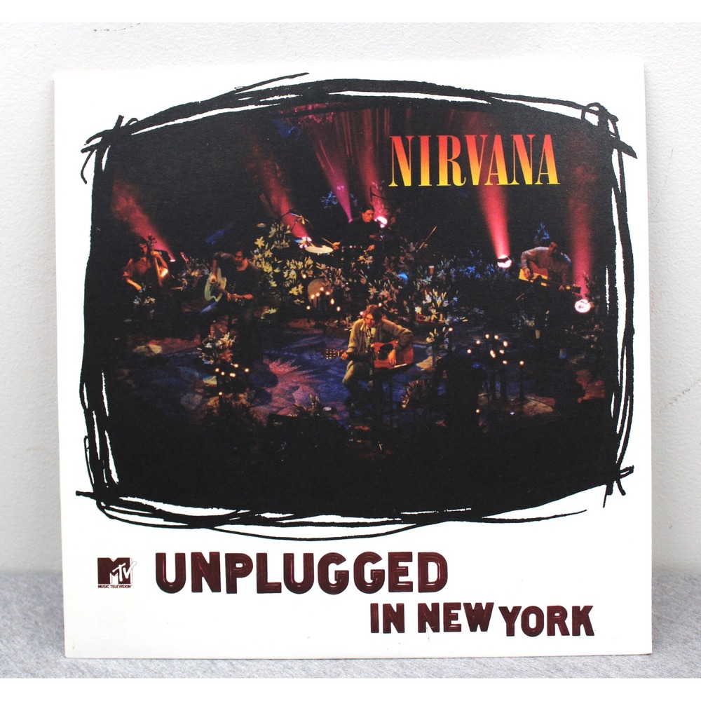 Nirvana Vinyl LP Unplugged In New York Acoustic Grunge Rock 90's Alternative